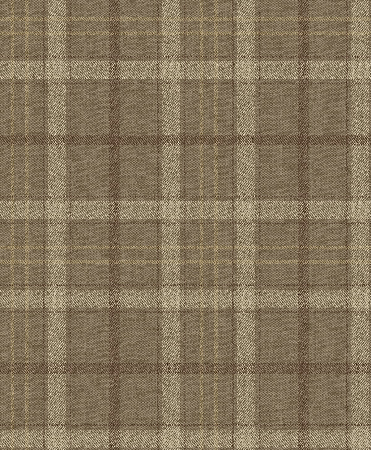 NextWall Tailor Plaid Cafe Latte Wallpaper Sample NW54316