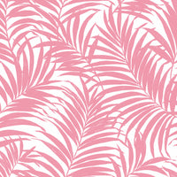 NextWall Beach Palm Pink Wallpaper NW54901