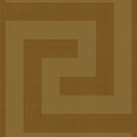 NextWall Maze Geo Antique Gold Wallpaper NW55205