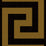 NextWall Maze Geo Ebony & Gold Wallpaper NW55215