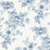 NextWall Sketched Floral Blue Wallpaper NW55702