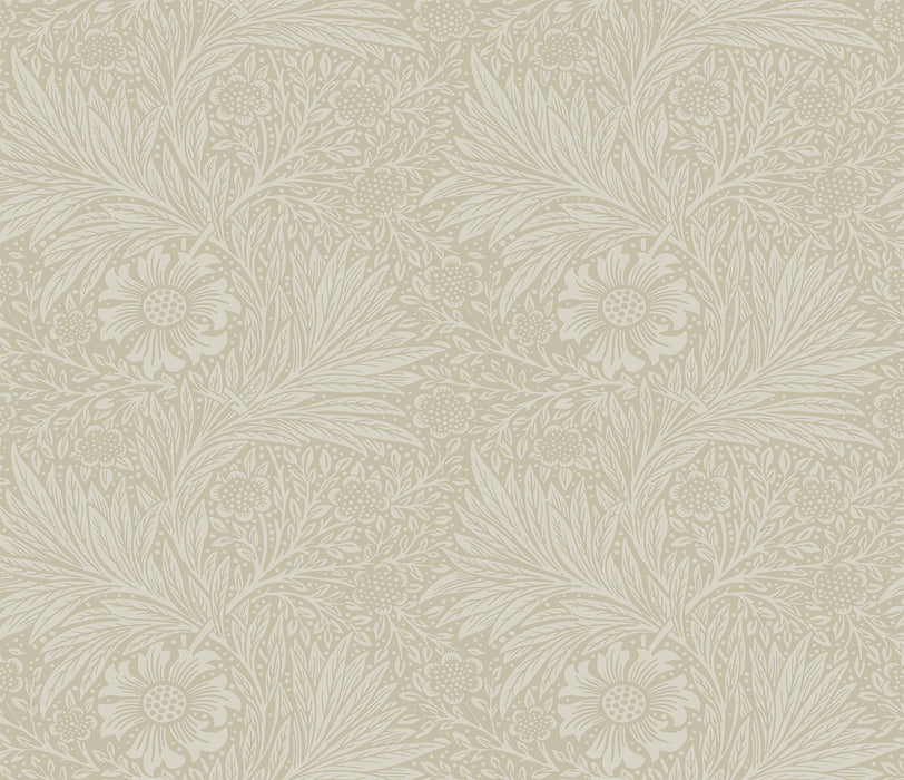 NextWall Marigold Garden Neutral Wallpaper Sample NW56405