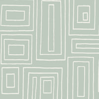 NextWall Rectangle Geo Aloe Green Wallpaper NW56604