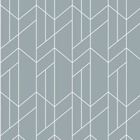NextWall Geometry Light Blue Wallpaper NW56802