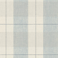 NextWall Lenox Hill Plaid Blue & Beige Wallpaper NW56902