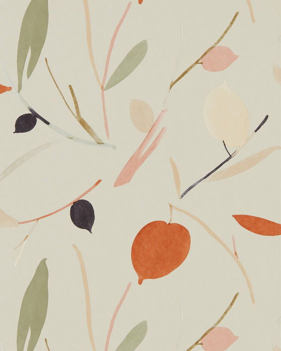 Scion Oxalis Wp Spice/Raffia Wallpaper Sample NZAW111996.SCN.0