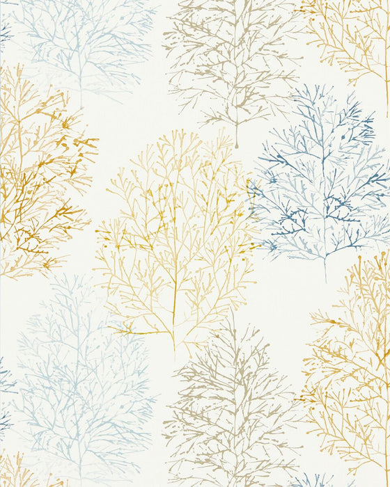 Scion Soetsu Wp Stonewash/Papaya Wallpaper NZAW112001.SCN.0