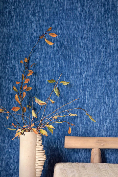 Pierre Frey Tottori Indigo Wallpaper Sample FP052001