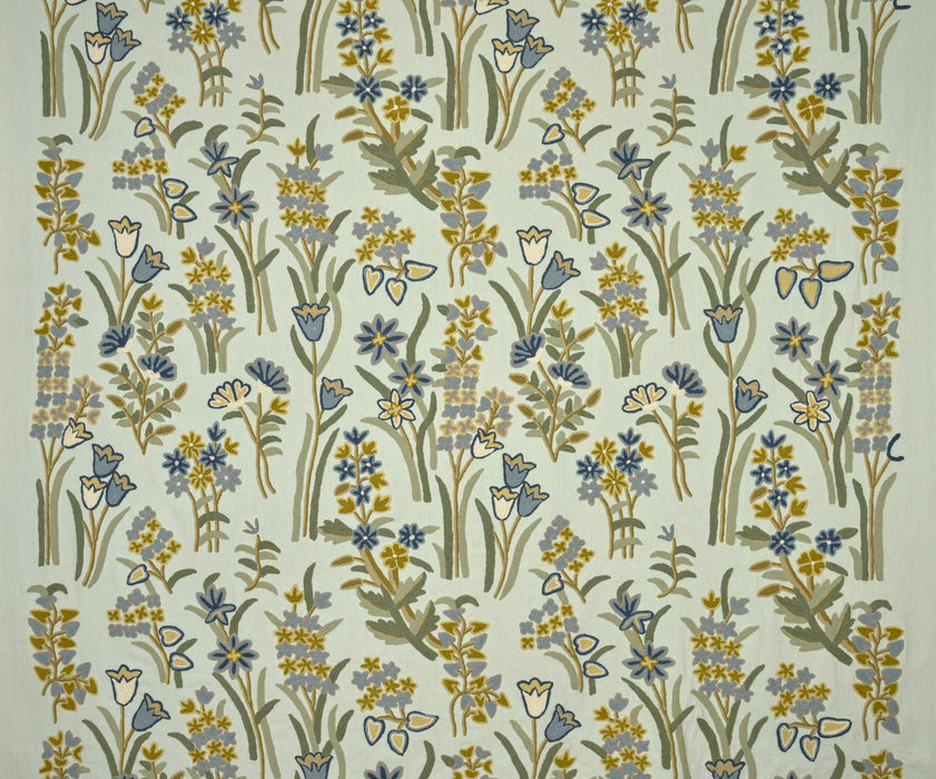 Pierre Frey Fleurs de printemps Celadon Fabric Sample F4115002