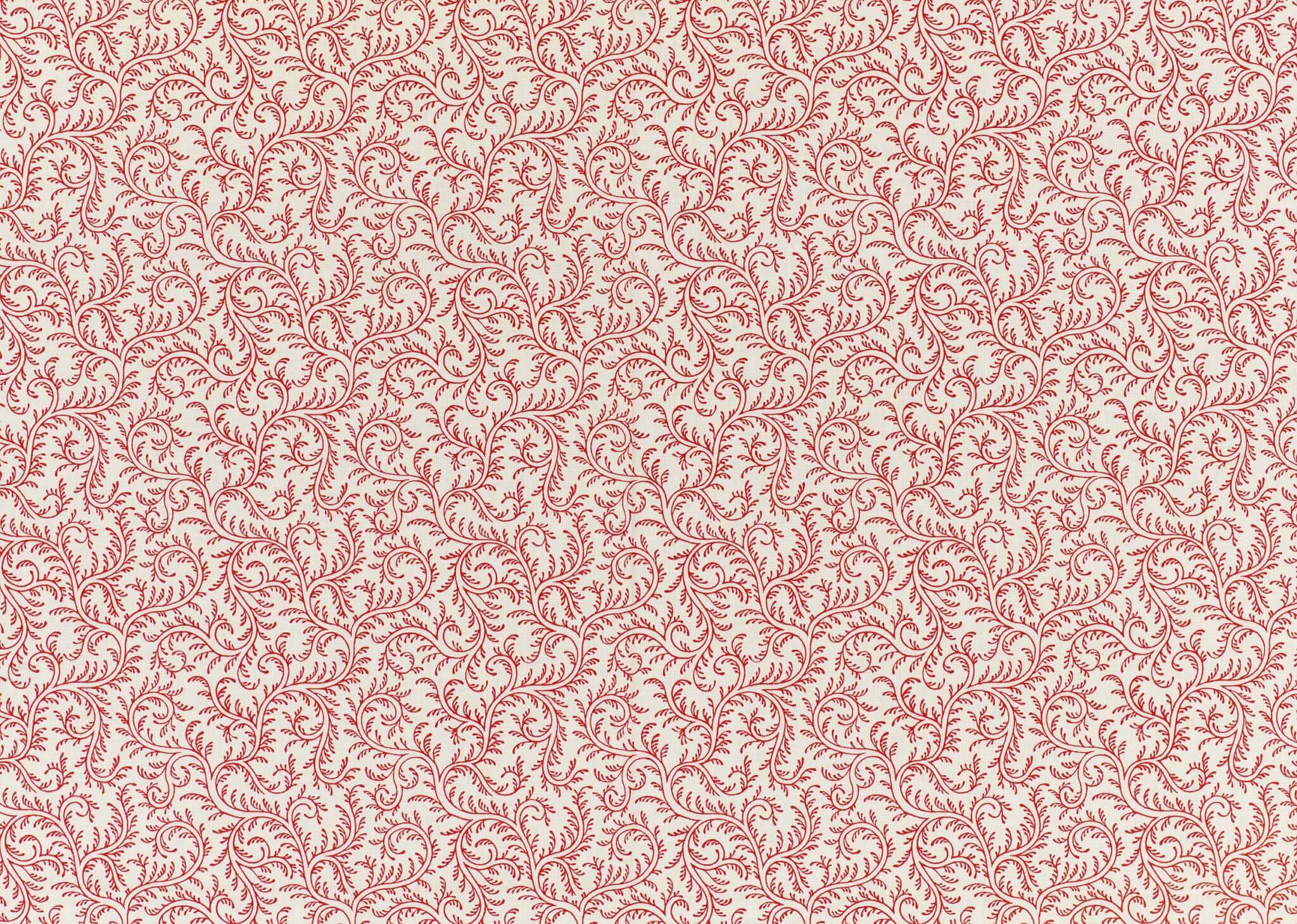 Braquenie Le Grand Corail Vermicule Positif Rose Ancien Fabric Sample B1886001