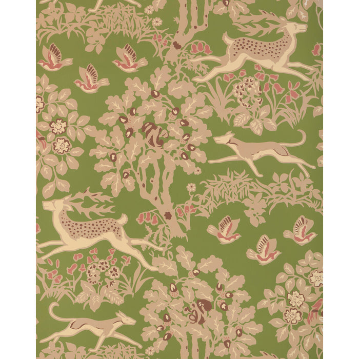 Lee Jofa Mille Fleur Wp Juniper Wallpaper Sample P2017104.317.0