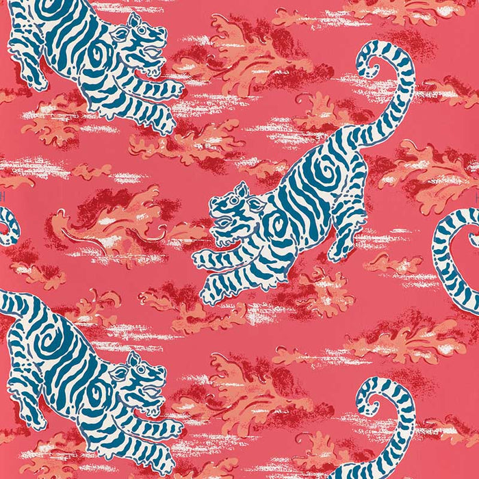 Lee Jofa Bongol Paper Poppy Wallpaper Sample P2020107.195.0