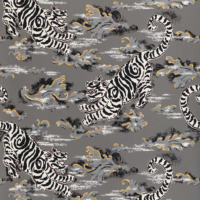 Lee Jofa Bongol Paper Charcoal Wallpaper Sample P2020107.2146.0