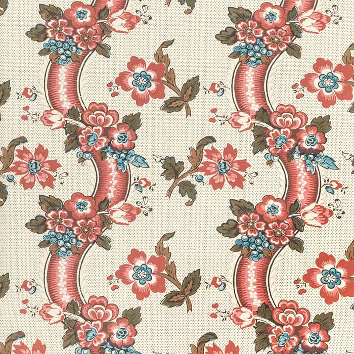 Lee Jofa Benday Paper Red/Blue Wallpaper Sample P2020111.195.0
