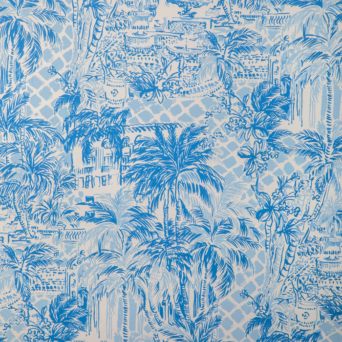 Lee Jofa Palm Beach Wp Blue/Lapis Wallpaper Sample P2025113.550.0