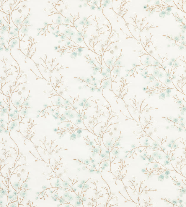 Old World Weavers Lilette Sheer Celadon Fabric P498630003