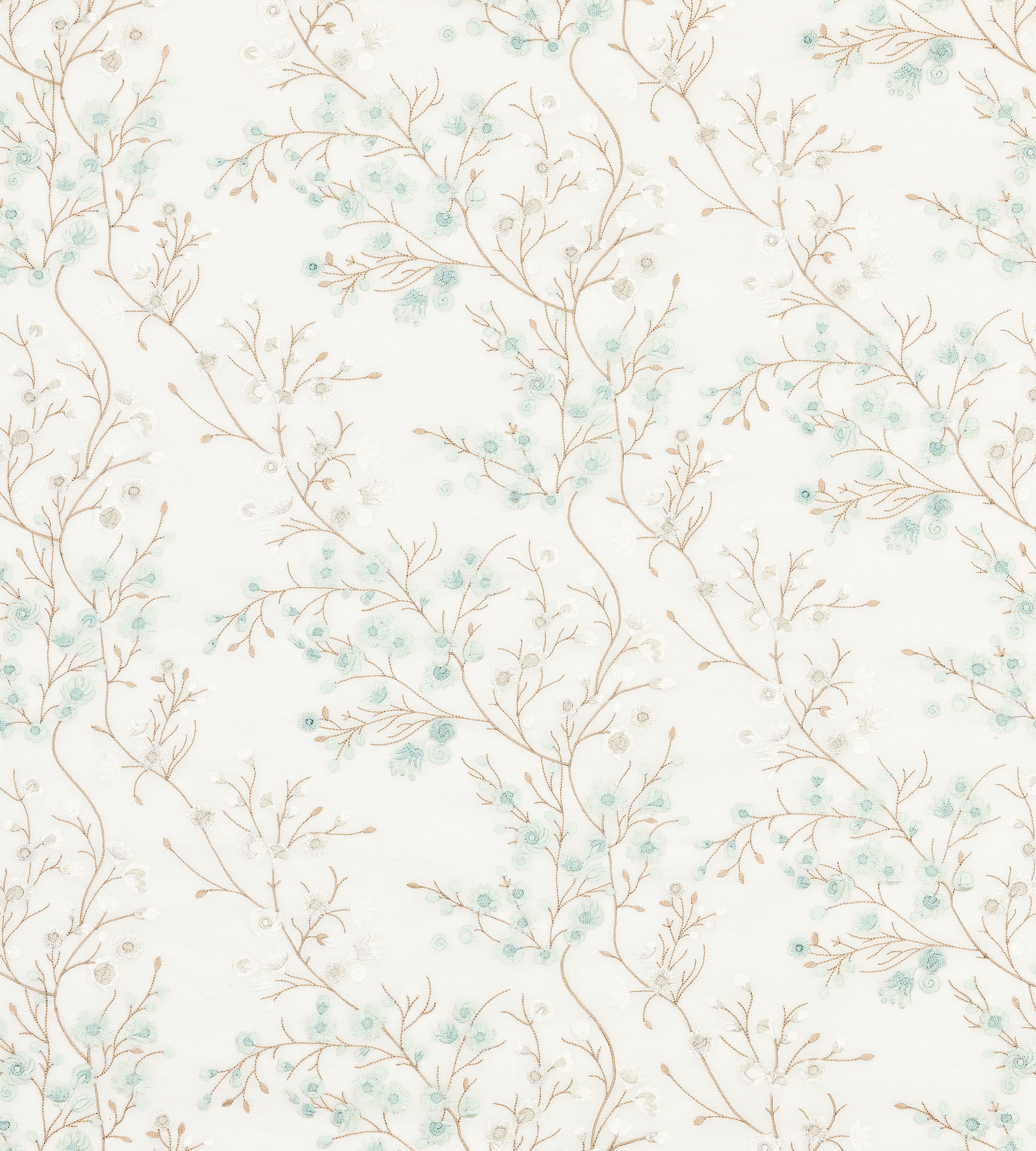 Old World Weavers Lilette Sheer Celadon Fabric Sample P498630003