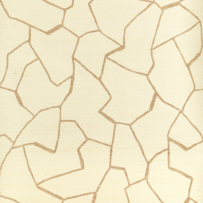 Donghia W-Bark Cloth Gold Wallpaper Sample P6021100.4.0
