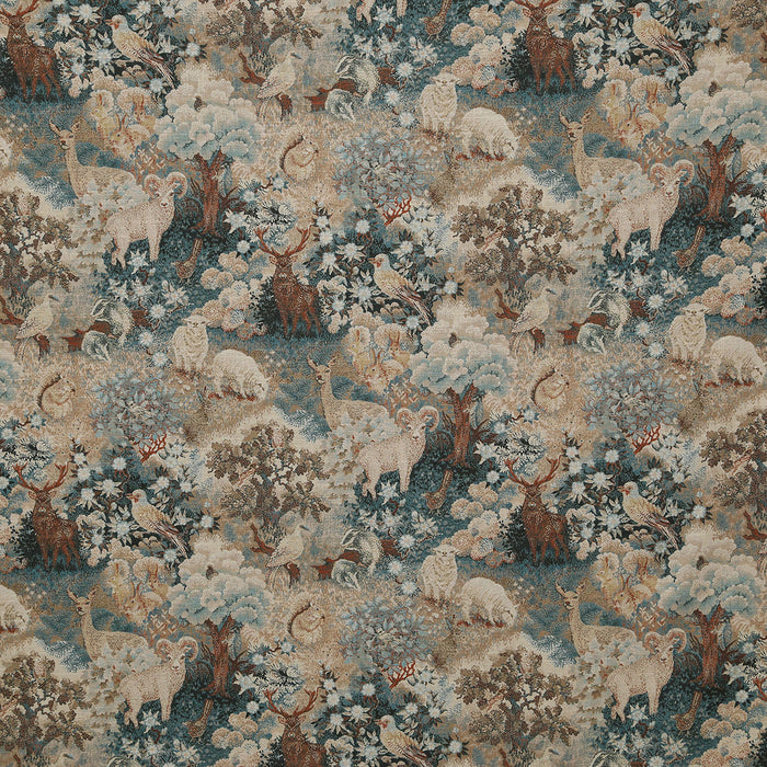 Pindler Wren Indigo Fabric P6841