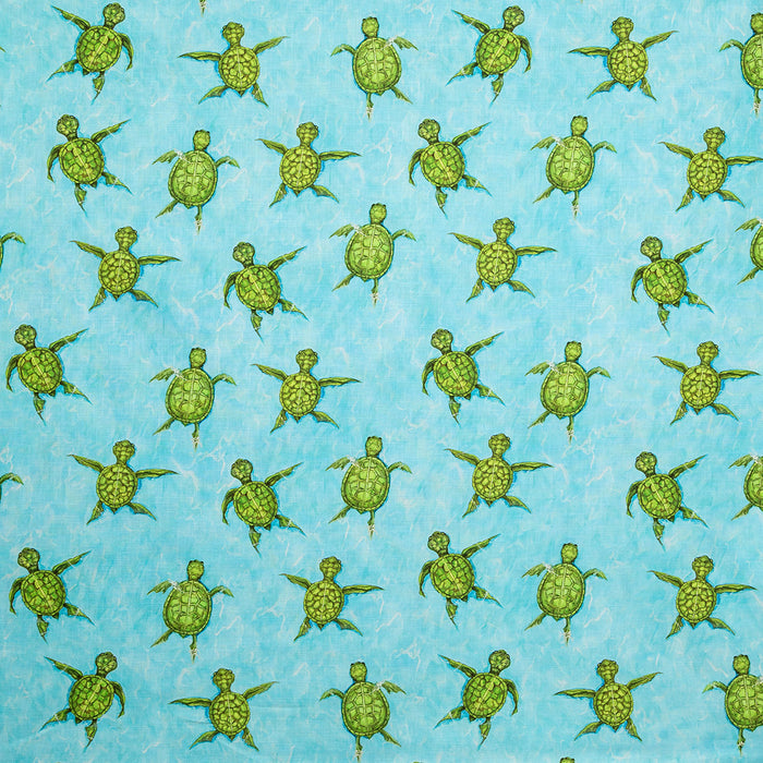 Pindler Crush Aqua Fabric P6880