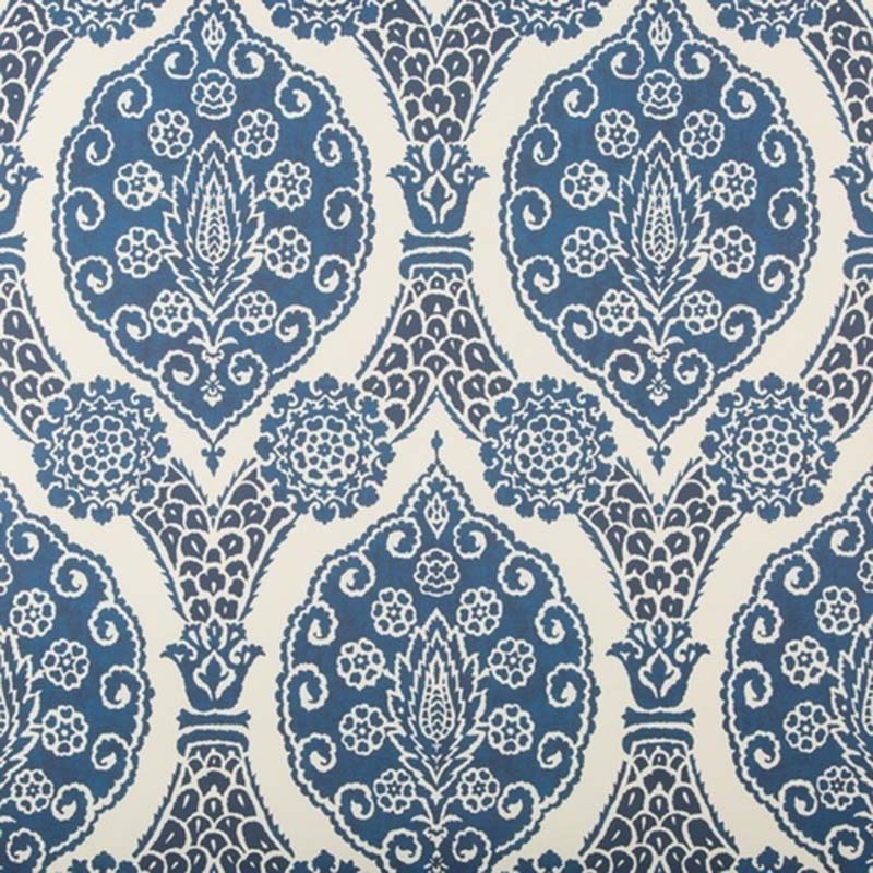 Brunschwig & Fils Sufera Indigo Wallpaper Sample P8020103.50.0
