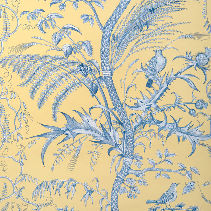 Brunschwig & Fils Bird And Thistle Ii Sun Wallpaper P8024101.415.0