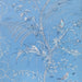 Brunschwig & Fils Bird And Thistle Ii Blue Wallpaper Sample P8024101.55.0
