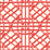 Brunschwig & Fils Pavilion Trellis Red Wallpaper P8024109.19.0