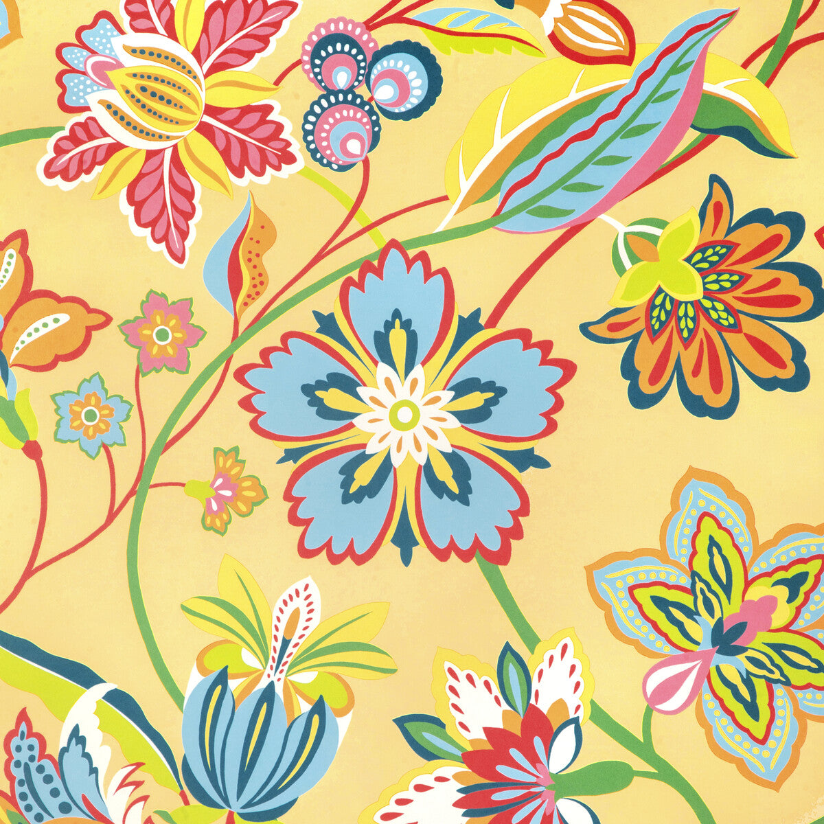 Brunschwig & Fils Botanique Spring Wallpaper Sample P8024110.417.0