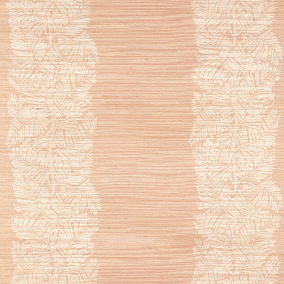 Brunschwig & Fils Palmar Sisal Apricot Wallpaper Sample P8024114.12.0