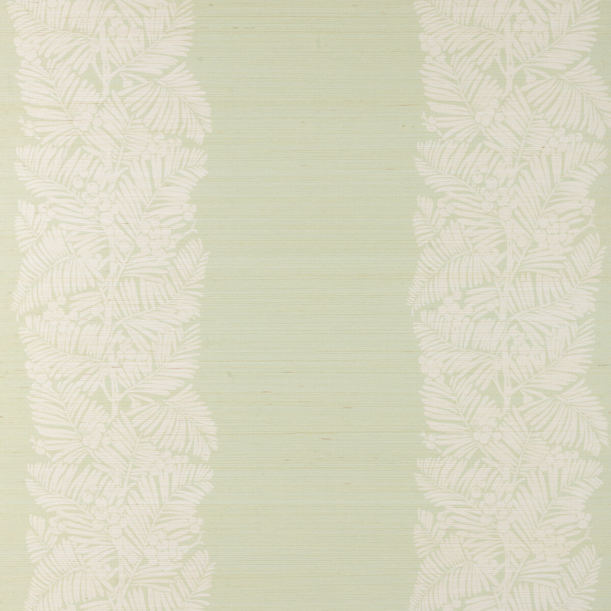 Brunschwig & Fils Palmar Sisal Green Wallpaper Sample P8024114.3.0