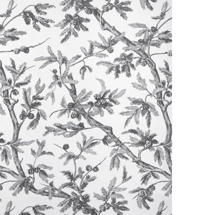 Brunschwig & Fils Branches De Pin Wc Grey Wallpaper P8025100.116.0