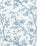 Brunschwig & Fils Branches De Pin Wc Aqua Wallpaper P8025100.13.0