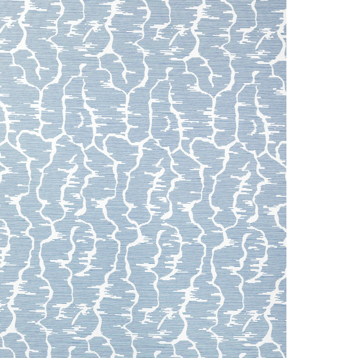 Brunschwig & Fils Leves Wc Blue Wallpaper Sample P8025102.5.0