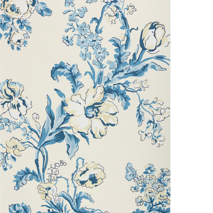 Brunschwig & Fils Maintenon Blue Wallpaper P8025106.55.0