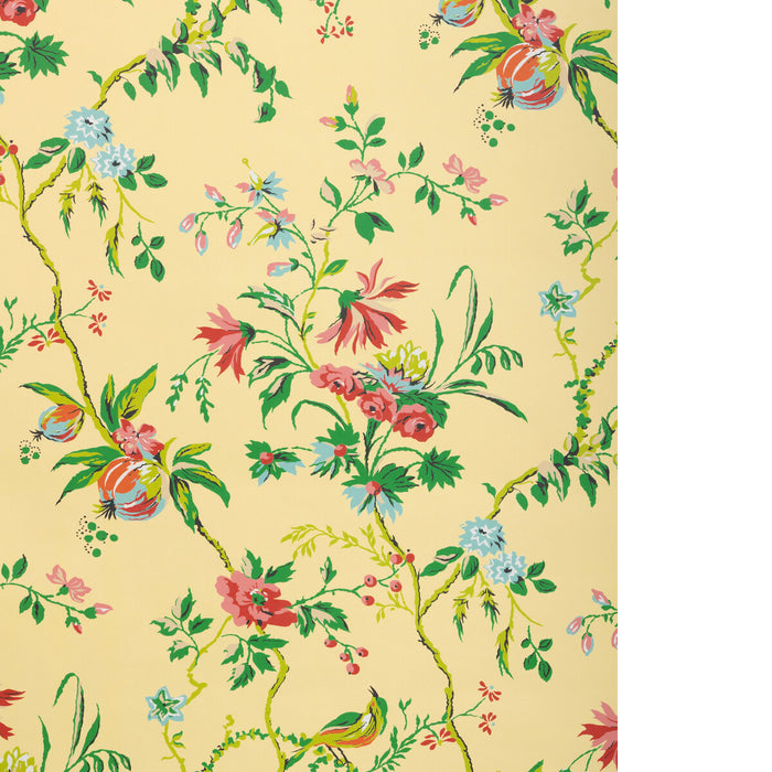 Brunschwig & Fils Locklin Canary Wallpaper P8025110.417.0
