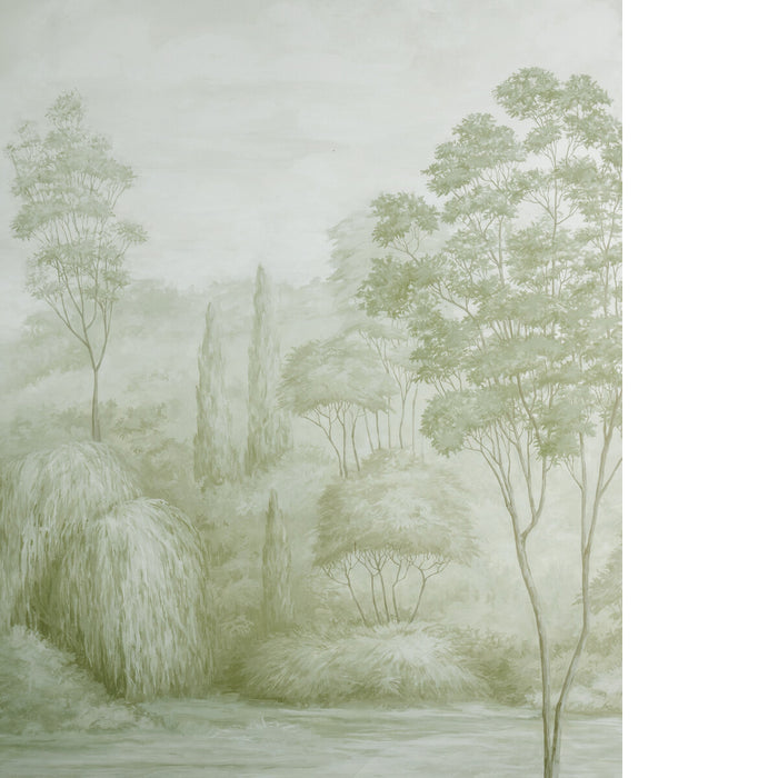Brunschwig & Fils Arbres Mural Leaf Wallpaper Sample P8026105.311.0