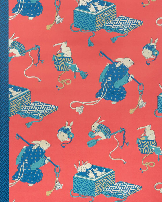 Brunschwig & Fils Shimo Red/Blue Wallpaper P8026107.195.0