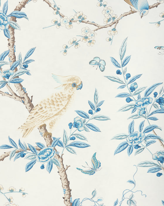 Brunschwig & Fils Kanchou Azure Wallpaper P8026109.51.0