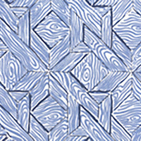 China Seas Parquetry French Blue Navy Wallpaper 6280-04WP