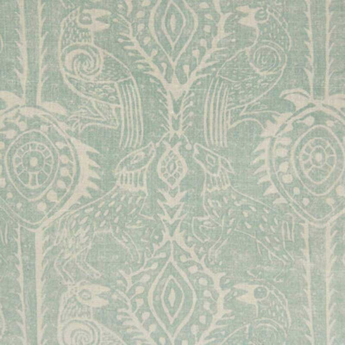 Lee Jofa Beasties Aqua Wallpaper Sample PBFC-3500.13.0