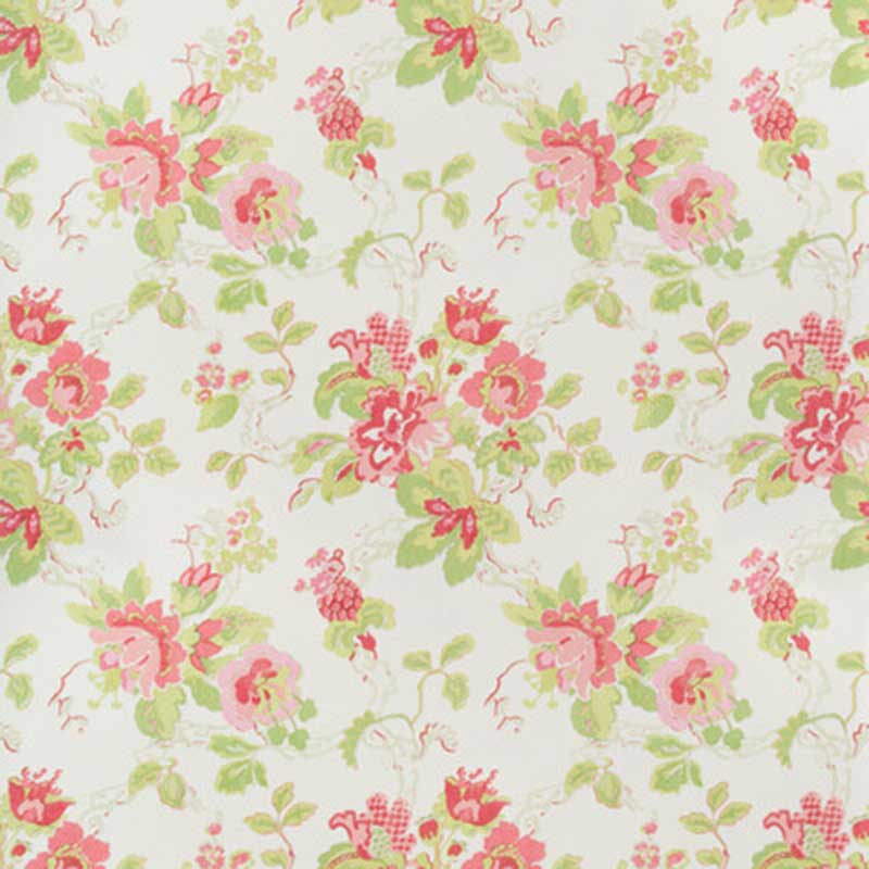 Lee Jofa Parnham Pink/Lime Wallpaper Sample PBFC-3505.173.0