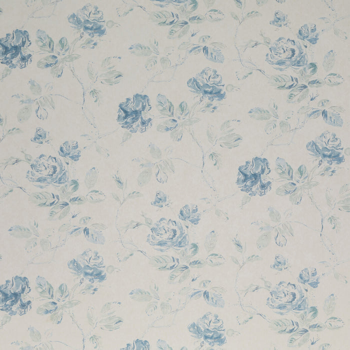 Lee Jofa Marlow Blue/Mint/Cream Wallpaper PBFC-3506.1635.0