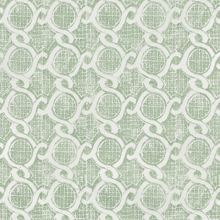 Lee Jofa Chain Wallpaper Sample Green Wallpaper Sample PBFC-3533.31.0