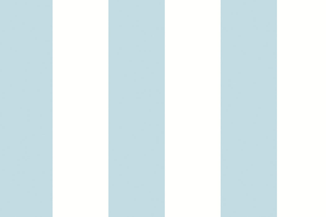 Perennials Go To Stripe Ice Blue Wallpaper PD103-798