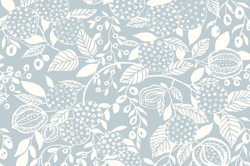 Perennials Al Fresco Ice Blue Wallpaper PD108-798