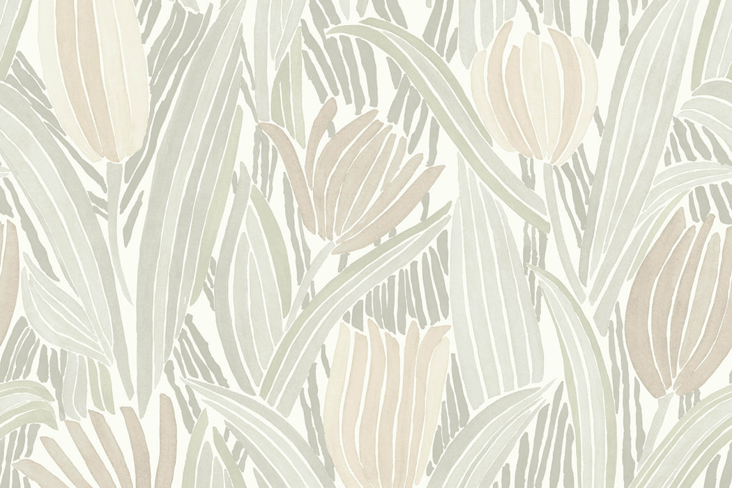Perennials Flora Biscotti Wallpaper PD110-723