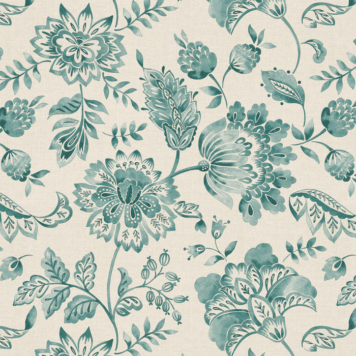 Pure Edit Kamila Teal Fabric PEF100025.35.0