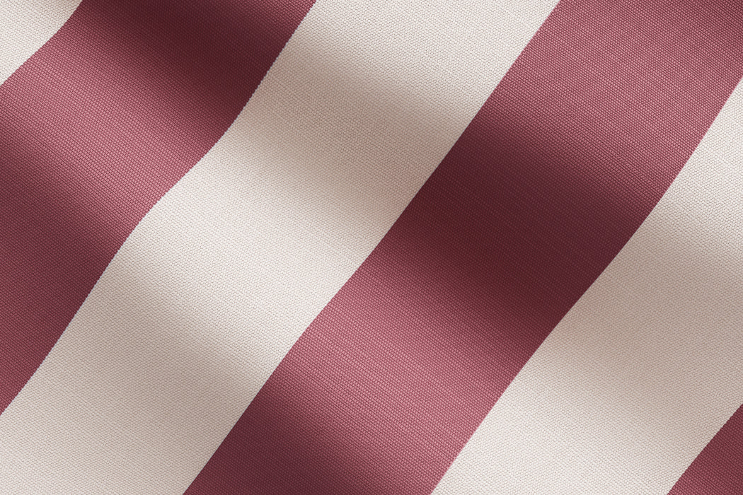 Perennials Go To Stripe Raspberry Fabric Sample 570-711