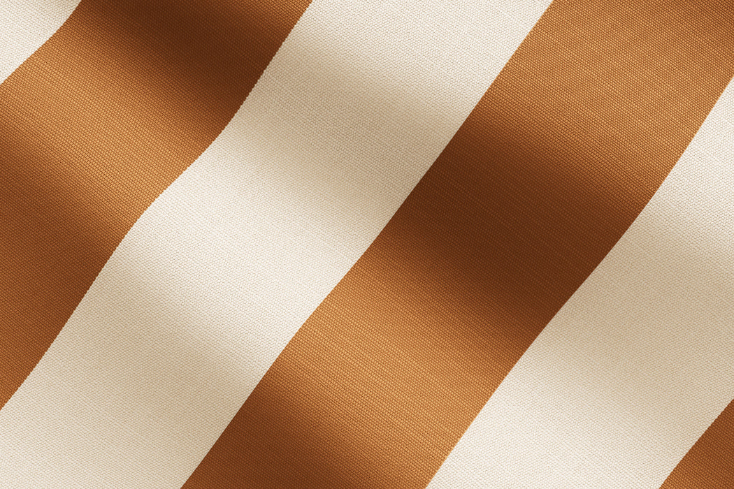 Perennials Go To Stripe Saffron Fabric 570-785